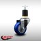 Service Caster 3'' SS Blue Poly Wheel Swivel 1-7/8'' Expanding Stem Caster SCC-SSEX20S314-PPUB-BLUE-178 - alternate 2